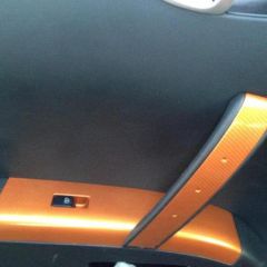 Passenger hydrodipped door handle