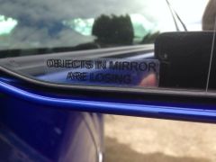 Wingmirror sticker