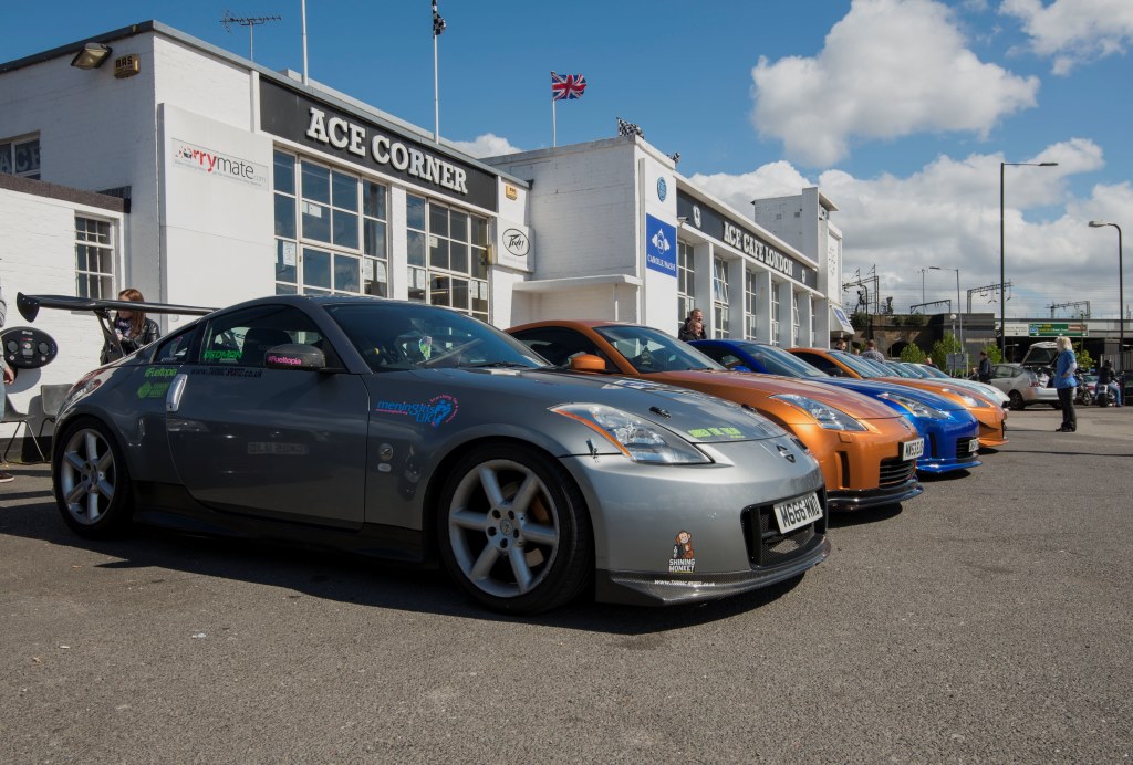 Nissan 350Z UK O.C. Meet Ace Cafe London 2014