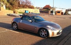 350 Z In The sunset reflect