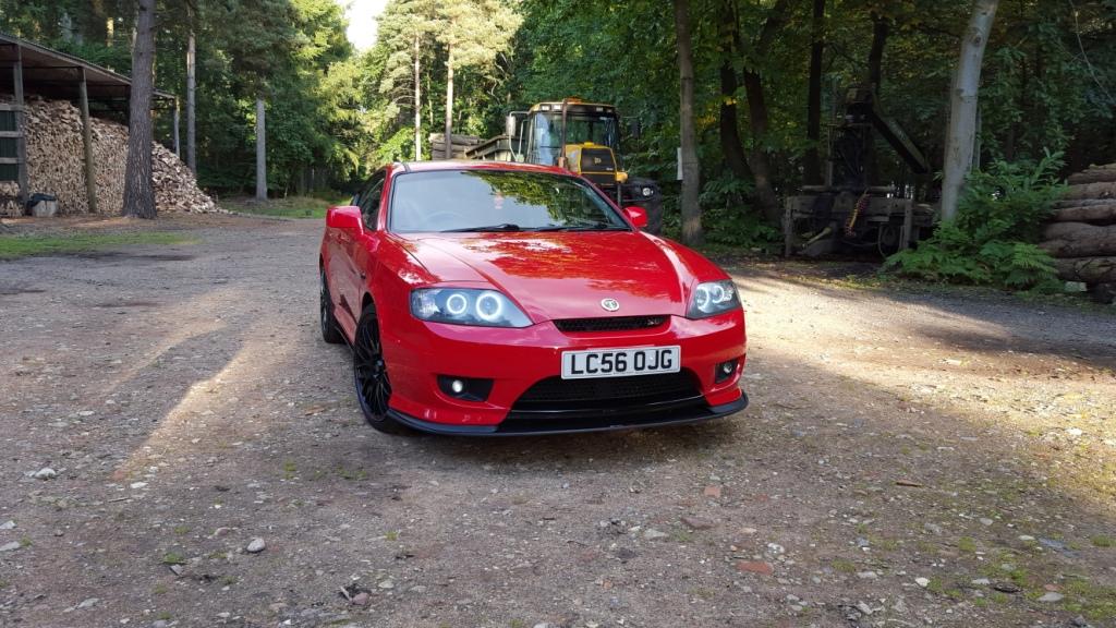 My Red 2.0L Hyundai Coupe Tuscani