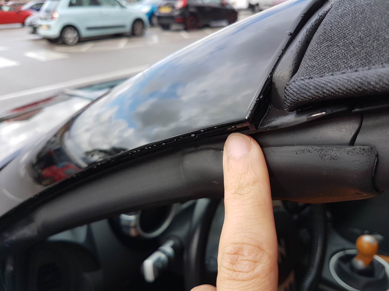 A-pillar rubber trim possible solution -  - Nissan 350Z and 370Z  Forum Discussion