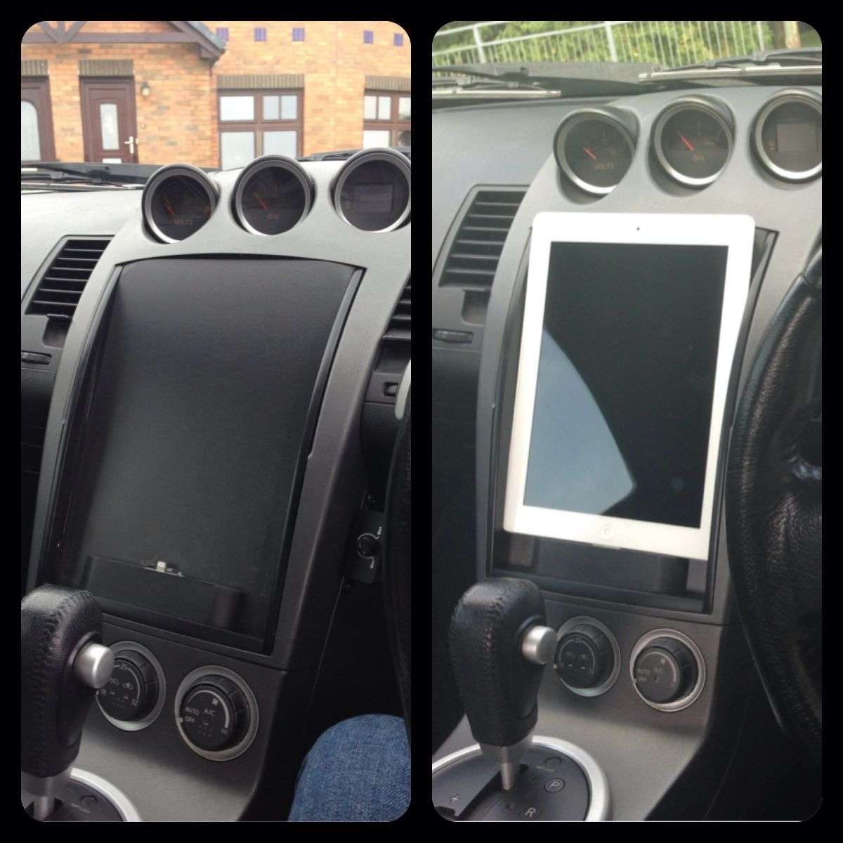 My ipad install into 350z