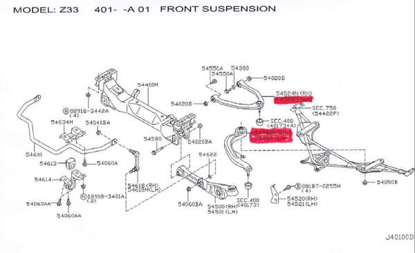 Z33 suspension